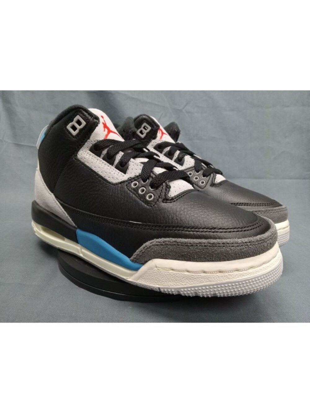 Nike Boys Air Jordan 3 Retro OG (GS) Sneakers Black Size 4 NEW NO BOX! - Picture 10 of 11